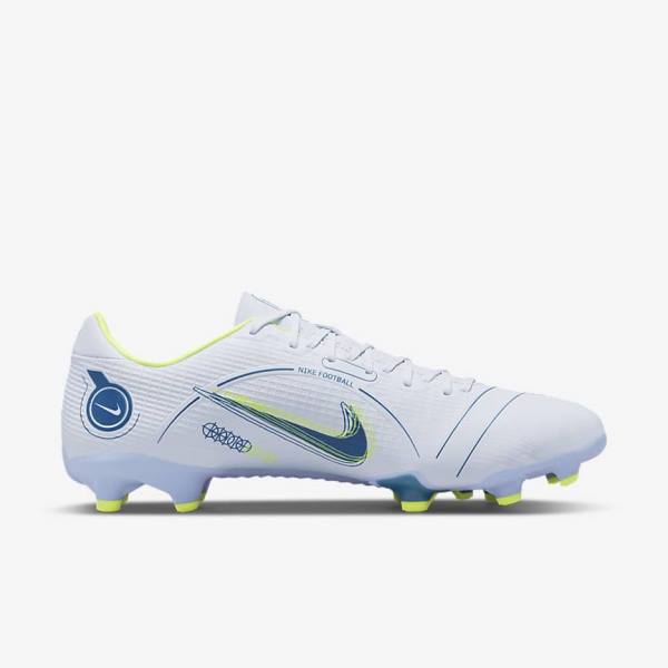 Grey / Light Blue / Blue Women's Nike Mercurial Vapor 14 Academy MG Multi-Ground Football Shoes | NK586FGK