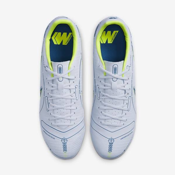 Grey / Light Blue / Blue Women's Nike Mercurial Vapor 14 Academy MG Multi-Ground Football Shoes | NK586FGK