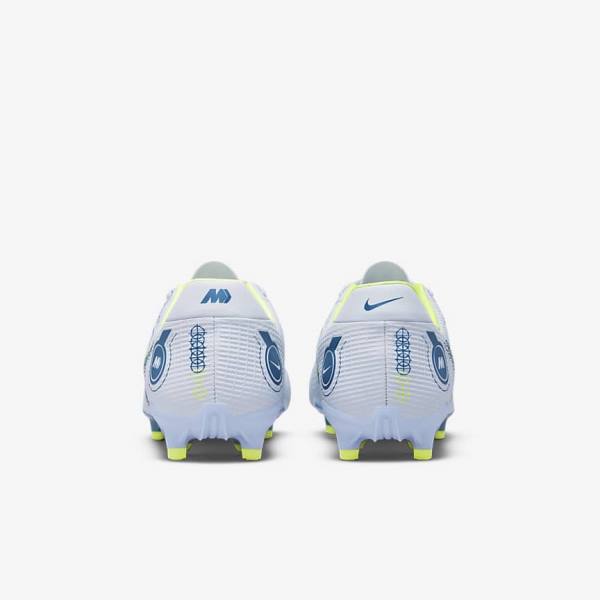 Grey / Light Blue / Blue Women's Nike Mercurial Vapor 14 Academy MG Multi-Ground Football Shoes | NK586FGK