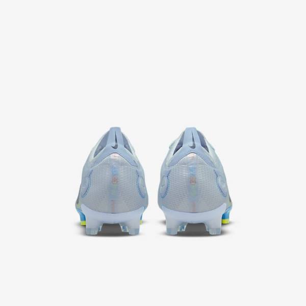 Grey / Light Blue / Blue Women's Nike Mercurial Vapor 14 Elite FG Firm-Grounds Football Shoes | NK892OUN