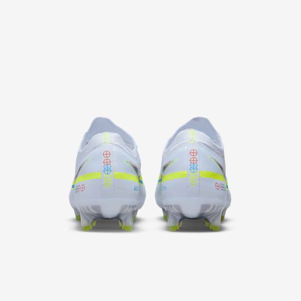 Grey / Light Blue Men's Nike Phantom GT2 Elite FG Firm-Ground Football Shoes | NK756AXD