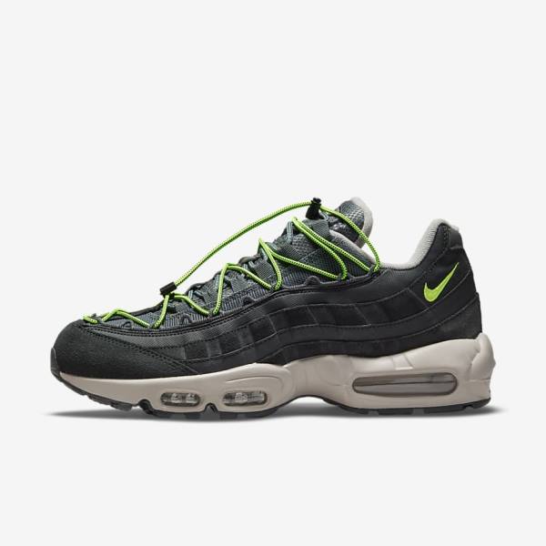 Grey Men\'s Nike Air Max 95 Sneakers | NK120BUO