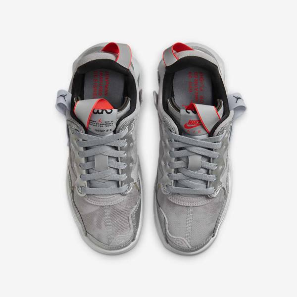 Grey / Metal Silver / Platinum / Black Kids' Nike Jordan MA2 Older Sneakers | NK826AOR