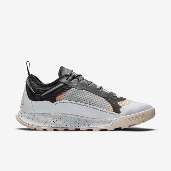 Grey / Metal Silver Women's Nike ACG Air Nasu 2 Sneakers | NK140PRJ