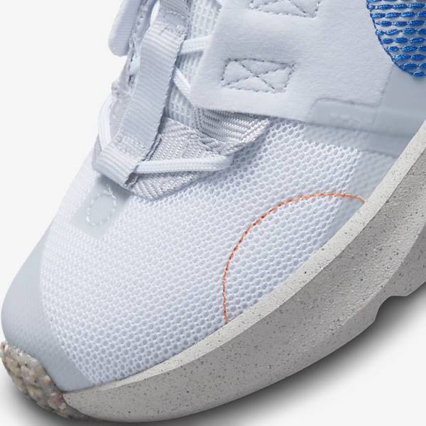 Grey / Orange / Royal Kids' Nike Crater Impact Older Sneakers | NK620NYW