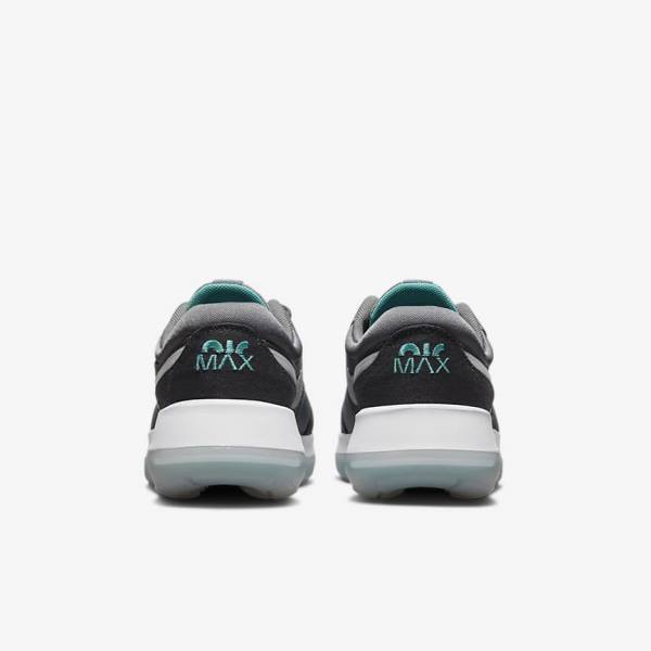 Grey / Turquoise / Dark Grey / Black Kids' Nike Air Max Motif Older Sneakers | NK357FGE