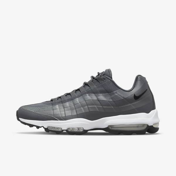 Grey / White / Black Men\'s Nike Air Max 95 UL Sneakers | NK408TNJ