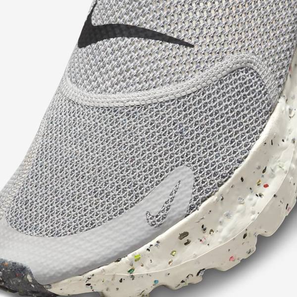 Grey / White / Black Men's Nike Glide FlyEase Sneakers | NK208IKG