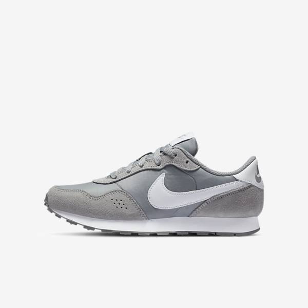 Grey / White Kids\' Nike MD Valiant Older Sneakers | NK902HBC