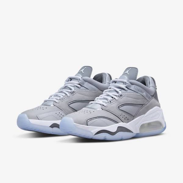 Grey / White Men's Nike Jordan Point Lane Sneakers | NK714LQC