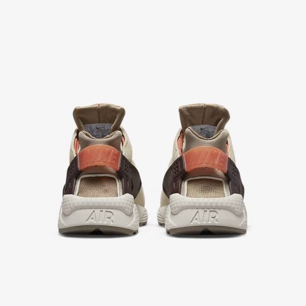 Khaki / Burgundy Women's Nike Air Huarache SP Sneakers | NK195PGA