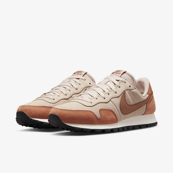 Khaki Grey / Khaki Rose / Light Brown / Red Men's Nike Air Pegasus 83 PRM Sneakers | NK185SNQ