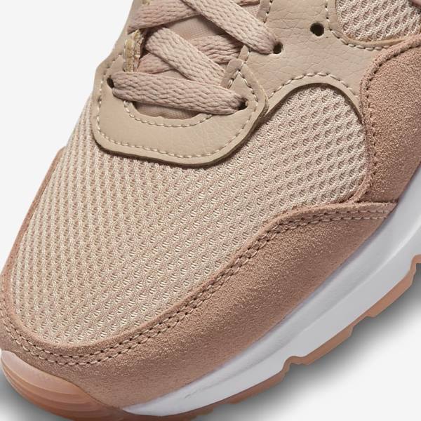 Khaki Grey / Rose / White / Pink Women's Nike Air Max SC Sneakers | NK270OKH