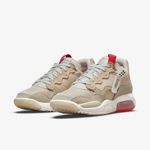 Khaki / Red Men's Nike Jordan MA2 Sneakers | NK629KPU