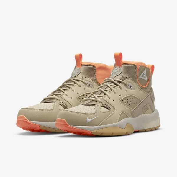 Khaki / Silver Men's Nike ACG Air Mowabb Sneakers | NK341WBR