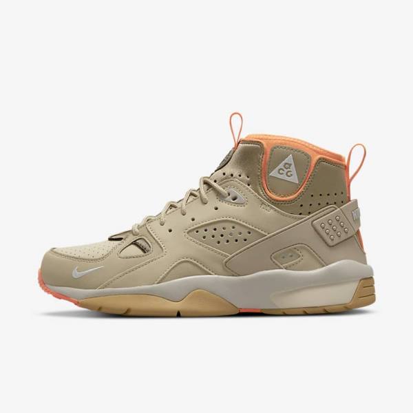 Khaki / Silver Men\'s Nike ACG Air Mowabb Sneakers | NK341WBR