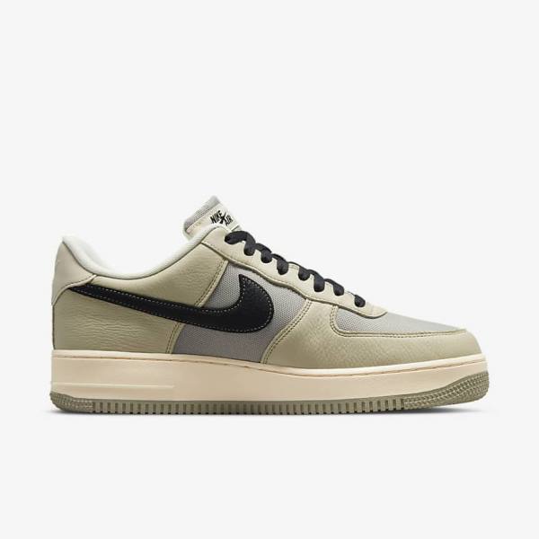 Khaki / White / Black Men's Nike Air Force 1 GTX Sneakers | NK108DGY