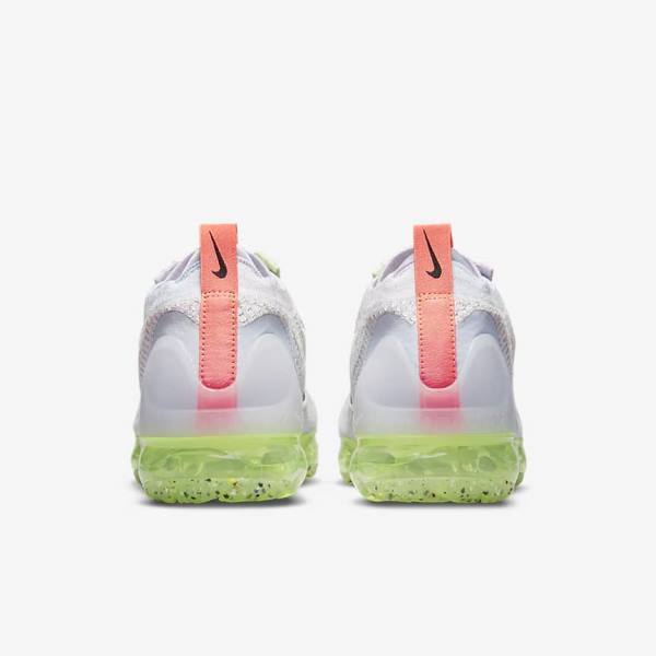 Light Beige / Light Green / Black Women's Nike Air VaporMax 2021 FK Sneakers | NK897RBU