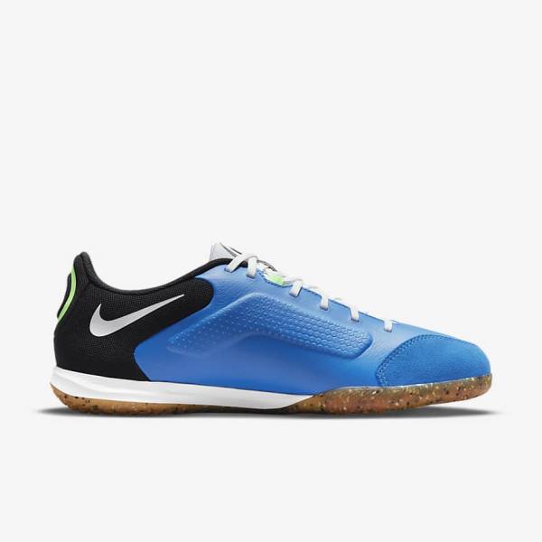 Light Blue / Light Green / Brown / Black Men's Nike Tiempo Legend 9 Academy IC Indoor-Court Football Shoes | NK820MIN