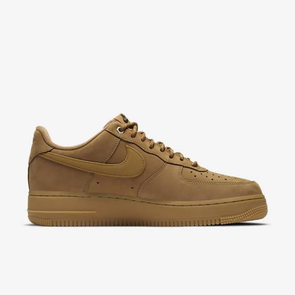 Light Brown / Black Men's Nike Air Force 1 07 WB Sneakers | NK406LAO