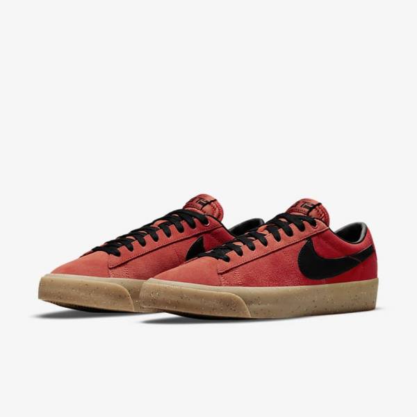 Light Brown / Black Men's Nike SB Zoom Blazer Low Pro GT Skate Shoes | NK825NKW