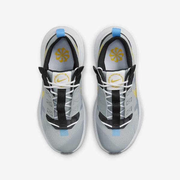 Light Grey / Blue / White Kids' Nike Crater Impact Older Sneakers | NK857DMG