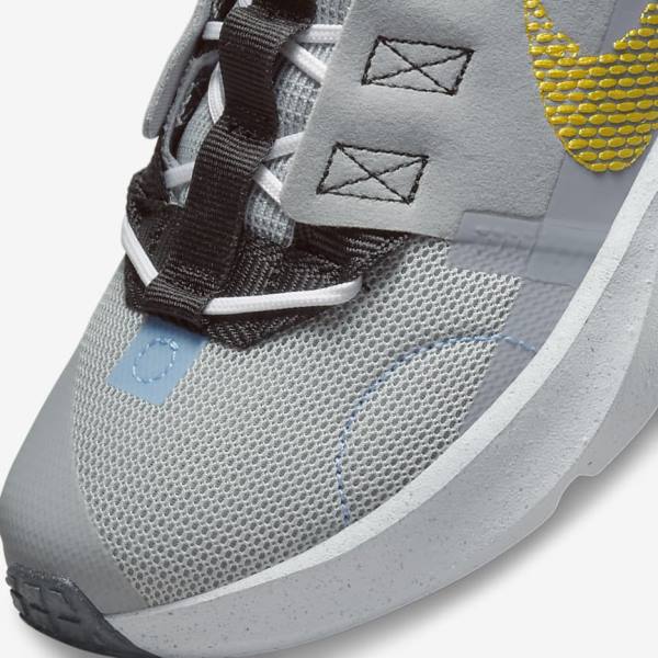 Light Grey / Blue / White Kids' Nike Crater Impact Older Sneakers | NK857DMG