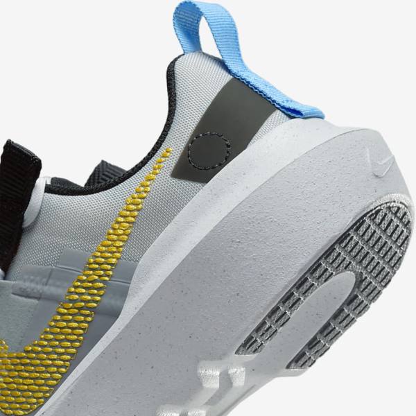 Light Grey / Blue / White Kids' Nike Crater Impact Older Sneakers | NK857DMG