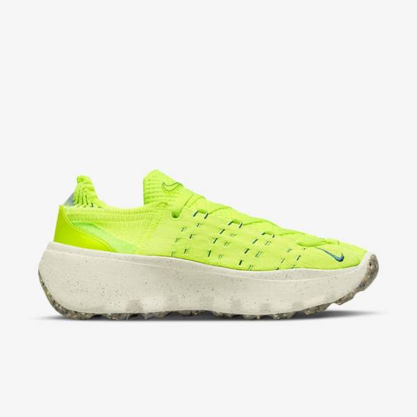 Light Lemon / Green / Turquoise Women's Nike Space Hippie 04 Sneakers | NK123RVQ