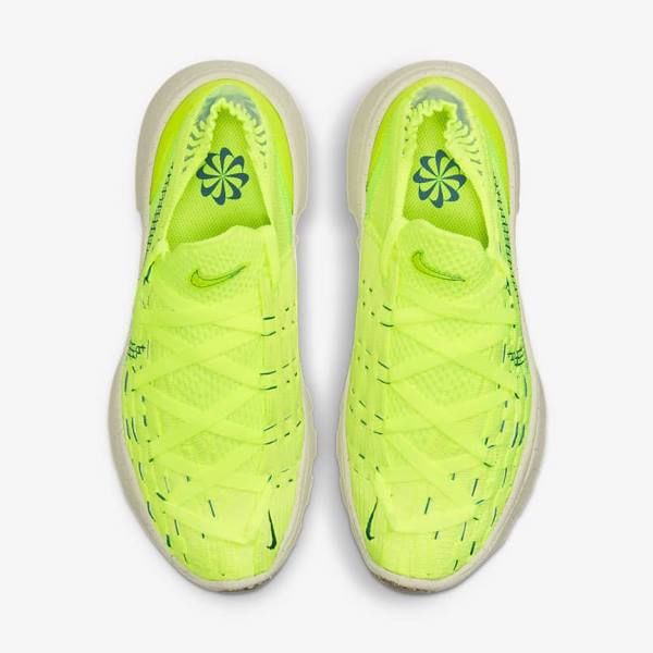 Light Lemon / Green / Turquoise Women's Nike Space Hippie 04 Sneakers | NK123RVQ