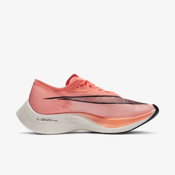 Light Mango / Black / Blue Women's Nike ZoomX Vaporfly NEXT% Road Racing Running Shoes | NK082MSR