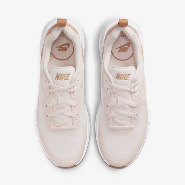 Light Pink / Light Brown / White Women's Nike Wearallday Sneakers | NK857EIH