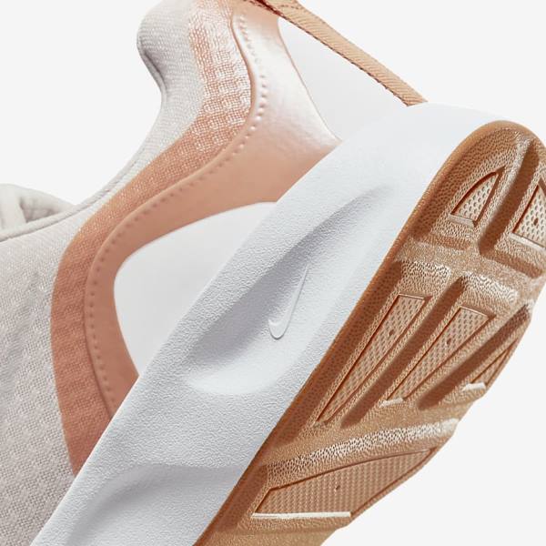 Light Pink / Light Brown / White Women's Nike Wearallday Sneakers | NK857EIH