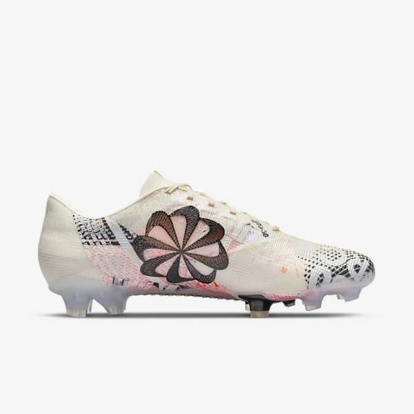 Light Pink / Orange / Black Men's Nike Mercurial Vapor Next Nature FG Firm-Ground Football Shoes | NK417QHK