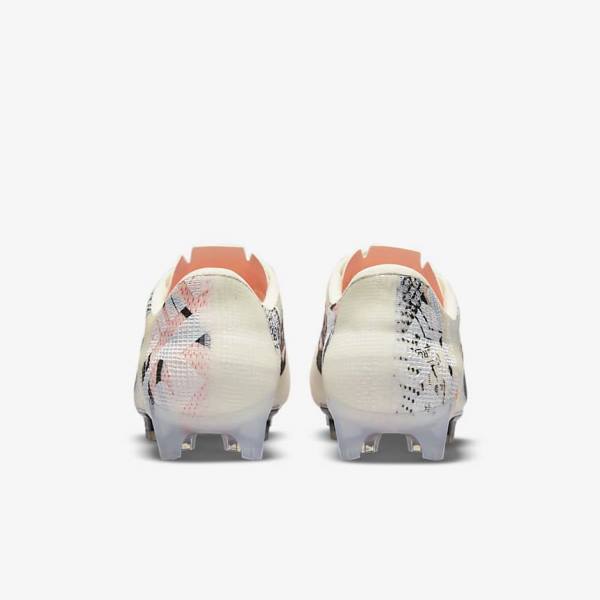 Light Pink / Orange / Black Men's Nike Mercurial Vapor Next Nature FG Firm-Ground Football Shoes | NK417QHK