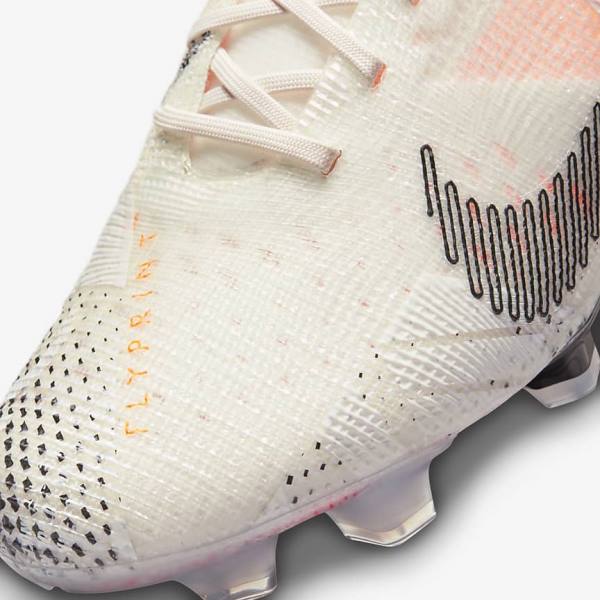 Light Pink / Orange / Black Men's Nike Mercurial Vapor Next Nature FG Firm-Ground Football Shoes | NK417QHK