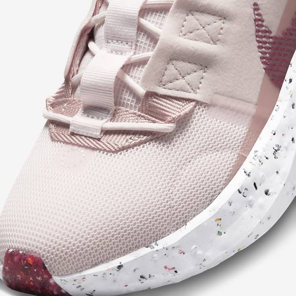 Light Pink / White / Burgundy Women's Nike Crater Impact Sneakers | NK628CKB