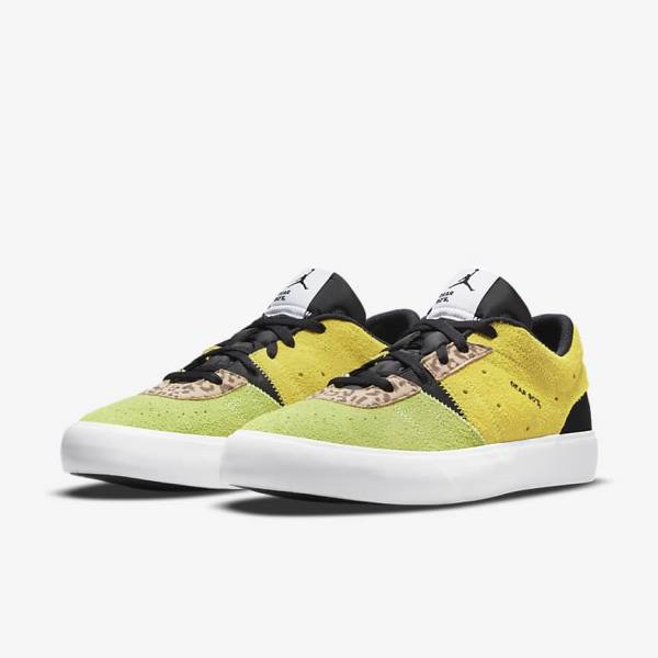 Light Yellow / Light Green / Black Men's Nike Jordan Series .03 Dear 90s Sneakers | NK723XIV