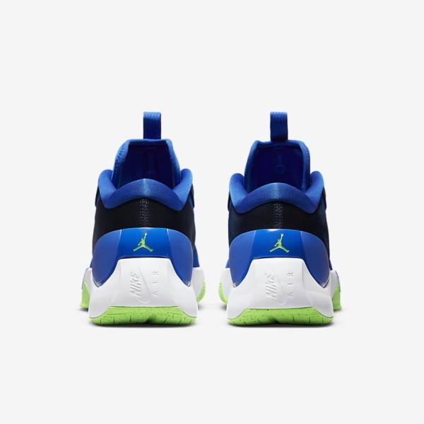 Navy / Blue / White / Green Men's Nike Jordan Zoom Separate Basketball Shoes | NK817TIC