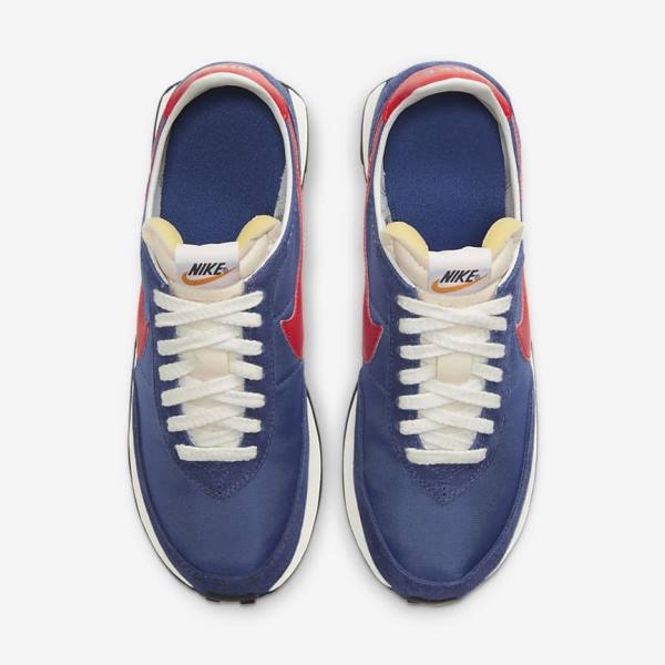 Navy / Navy / White / Orange Men's Nike Waffle Trainer 2 SP Sneakers | NK039QUW