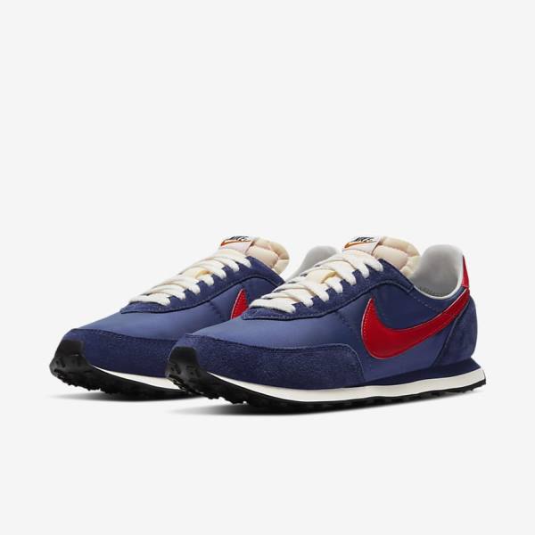 Navy / Navy / White / Orange Men's Nike Waffle Trainer 2 SP Sneakers | NK039QUW