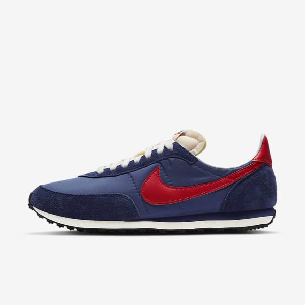 Navy / Navy / White / Orange Men\'s Nike Waffle Trainer 2 SP Sneakers | NK039QUW