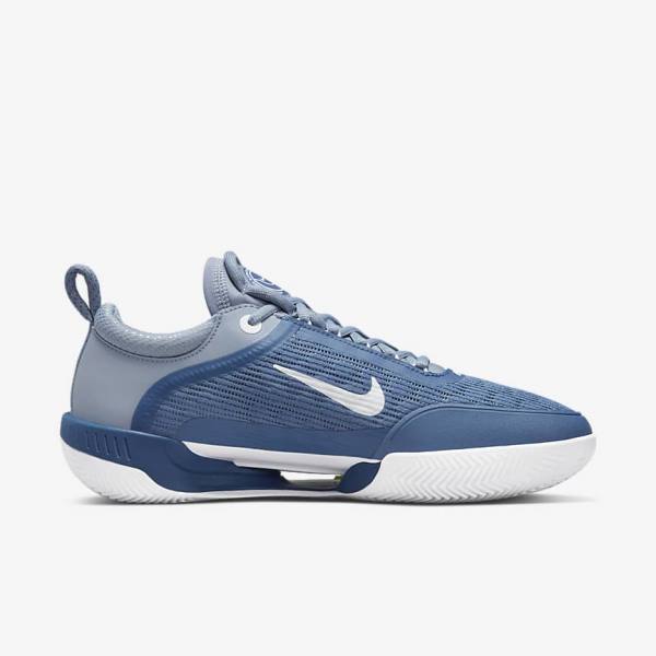 Navy / White Men's Nike NikeCourt Zoom NXT Clay Court Tennis Shoes | NK452MXV