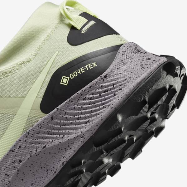 Olive / Black / Grey Women's Nike Pegasus Trail 3 GORE-TEX Waterproof Trail Running Shoes | NK237PKF