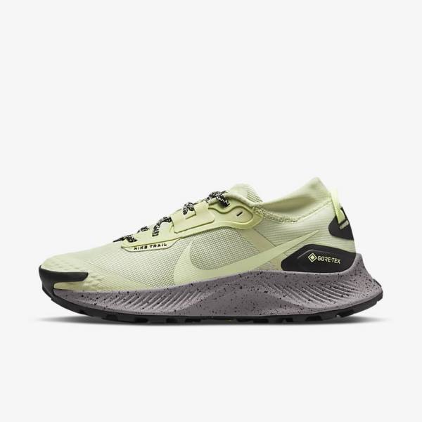 Olive / Black / Grey Women\'s Nike Pegasus Trail 3 GORE-TEX Waterproof Trail Running Shoes | NK237PKF