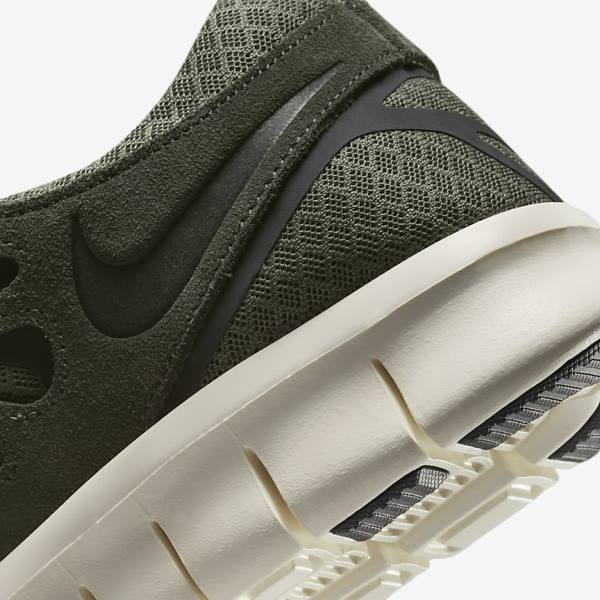 Olive / Black Men's Nike Free Run 2 Sneakers | NK471PFI