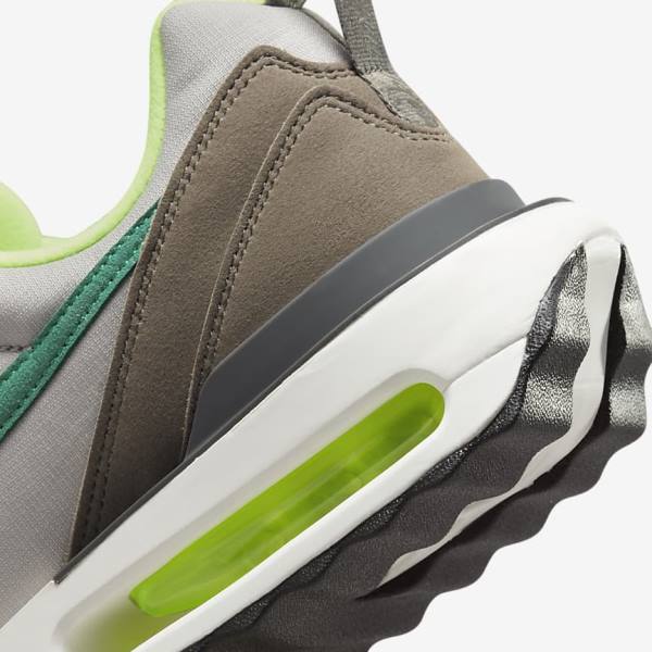 Olive Grey Men's Nike Air Max Dawn Sneakers | NK063NIT