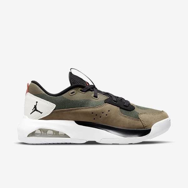 Olive / White / Brown / Red Women's Nike Jordan Air 200E Sneakers | NK504EVG