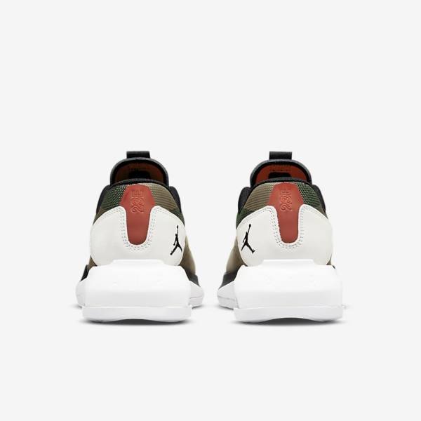 Olive / White / Brown / Red Women's Nike Jordan Air 200E Sneakers | NK504EVG