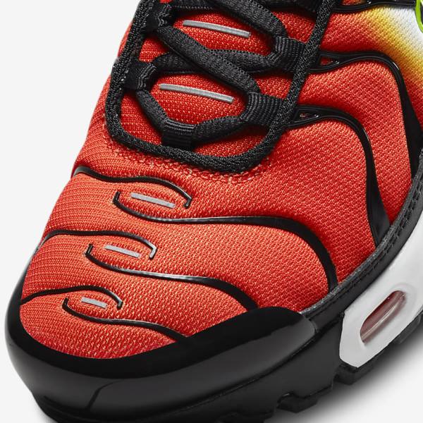 Orange / Gold / Black Kids' Nike Air Max Plus Older Sneakers | NK713EVD